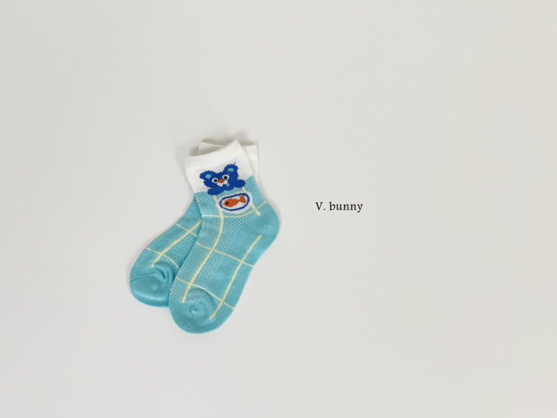 V Bunny - Korean Children Fashion - #prettylittlegirls - Find Fun Socks Set - 5