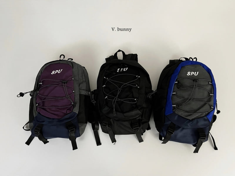 V Bunny - Korean Children Fashion - #prettylittlegirls - Spu Backpack - 2