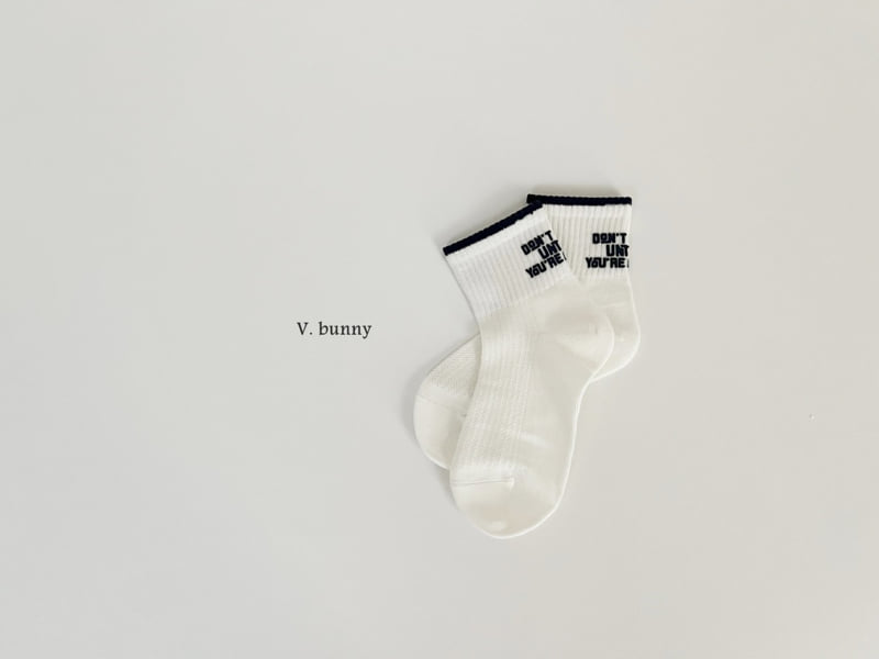 V Bunny - Korean Children Fashion - #prettylittlegirls - Socks Set - 6