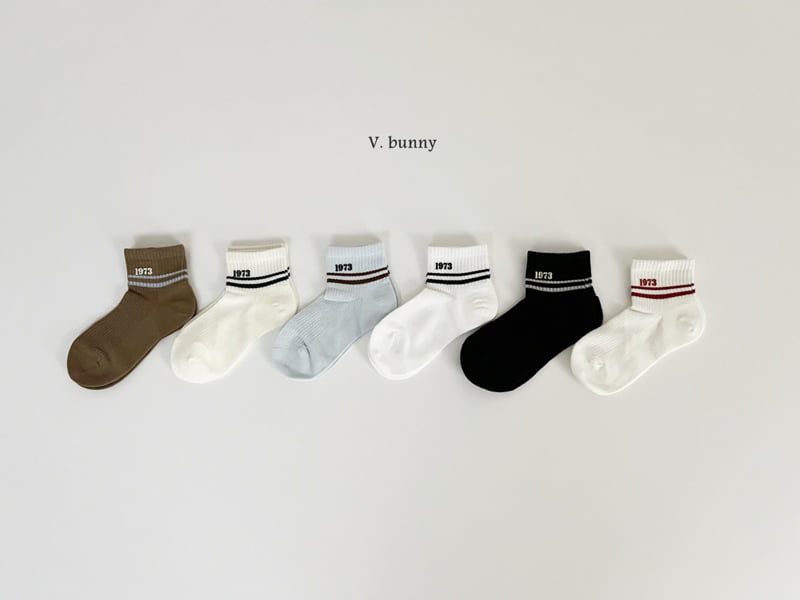 V Bunny - Korean Children Fashion - #prettylittlegirls - 73 Socks Set - 3