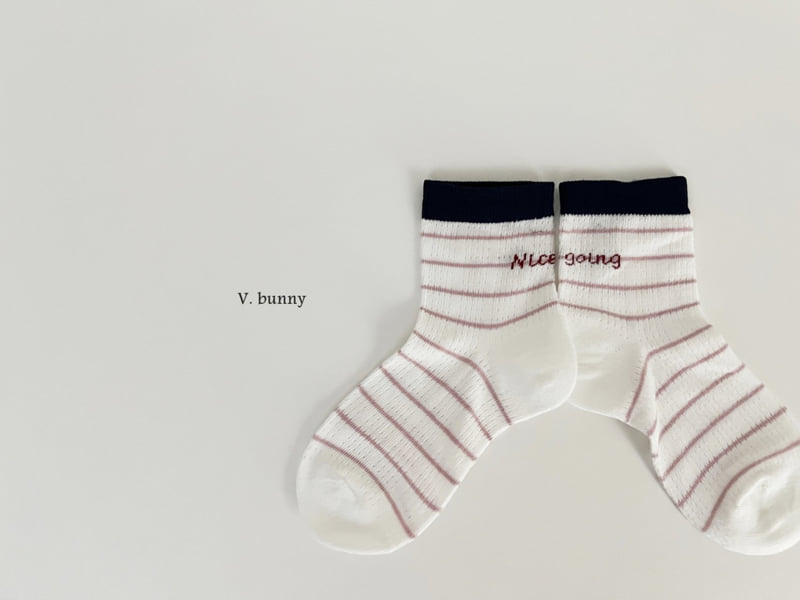 V Bunny - Korean Children Fashion - #stylishchildhood - Dot Good Socks Set - 8