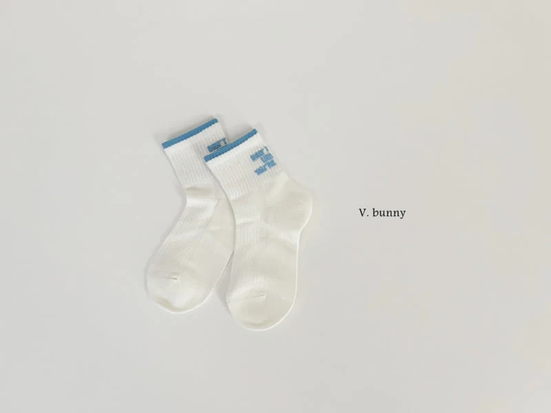 V Bunny - Korean Children Fashion - #todddlerfashion - Socks Set - 7