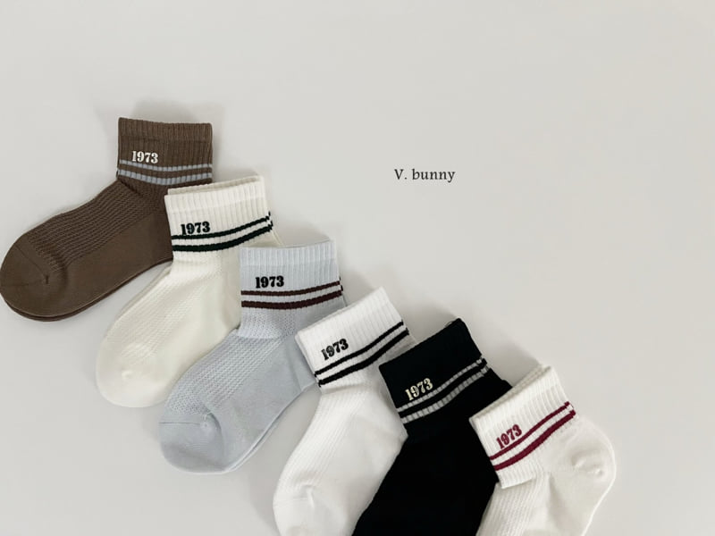 V Bunny - Korean Children Fashion - #prettylittlegirls - 73 Socks Set - 4