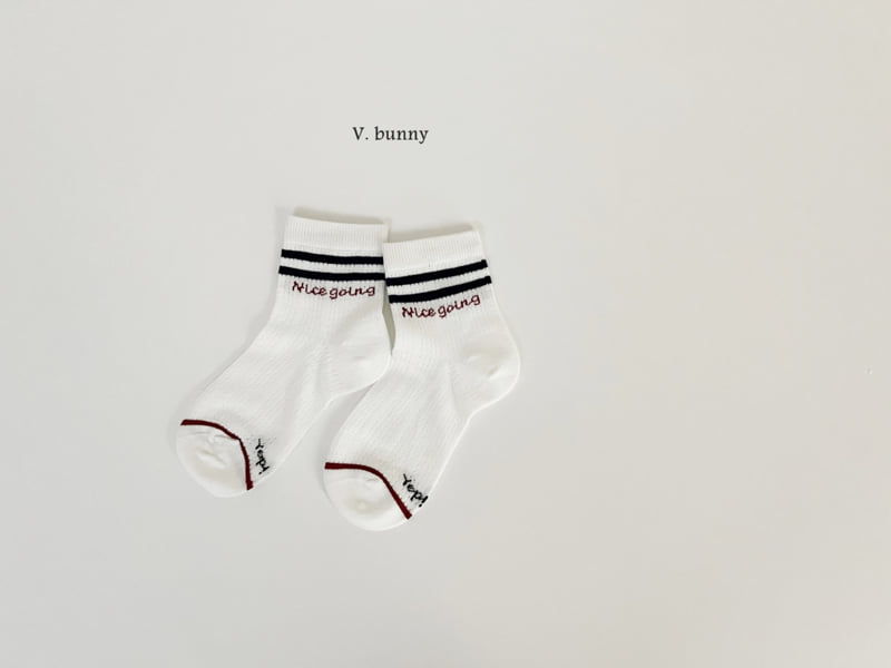 V Bunny - Korean Children Fashion - #toddlerclothing - Dot Good Socks Set - 7