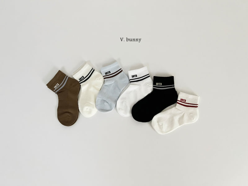 V Bunny - Korean Children Fashion - #toddlerclothing - 73 Socks Set - 5