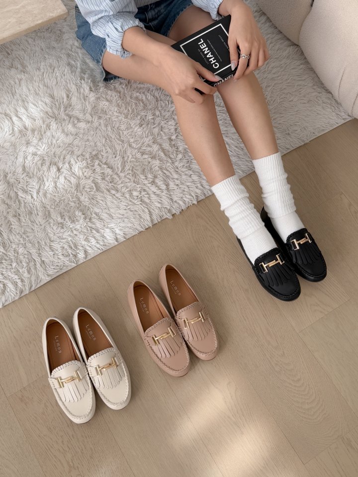 Vade - Korean Women Fashion - #momslook - Penny Slip Flat - 3