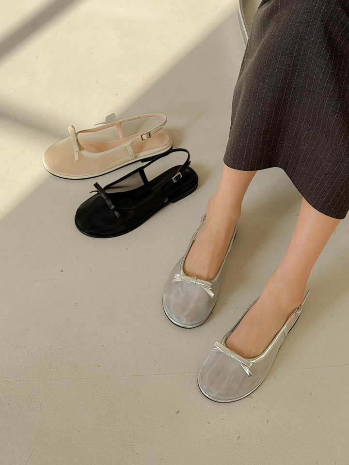 Vade - Korean Women Fashion - #momslook - Mary Jane Round Circle Flat - 6