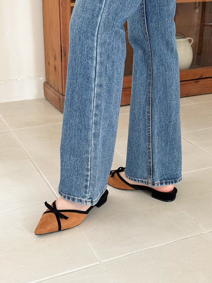 Vade - Korean Women Fashion - #womensfashion - Unique Low Stiletto Bloafer Heel - 4