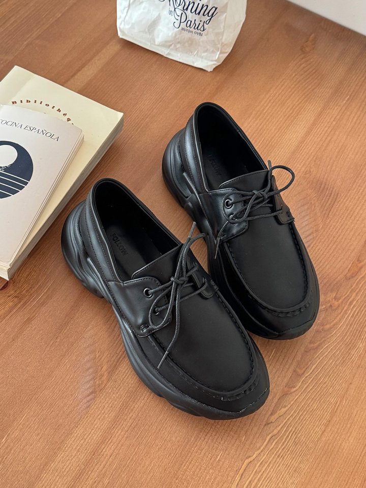 Vade - Korean Women Fashion - #momslook - Sneakers Strap Loafer Socks Walker - 3