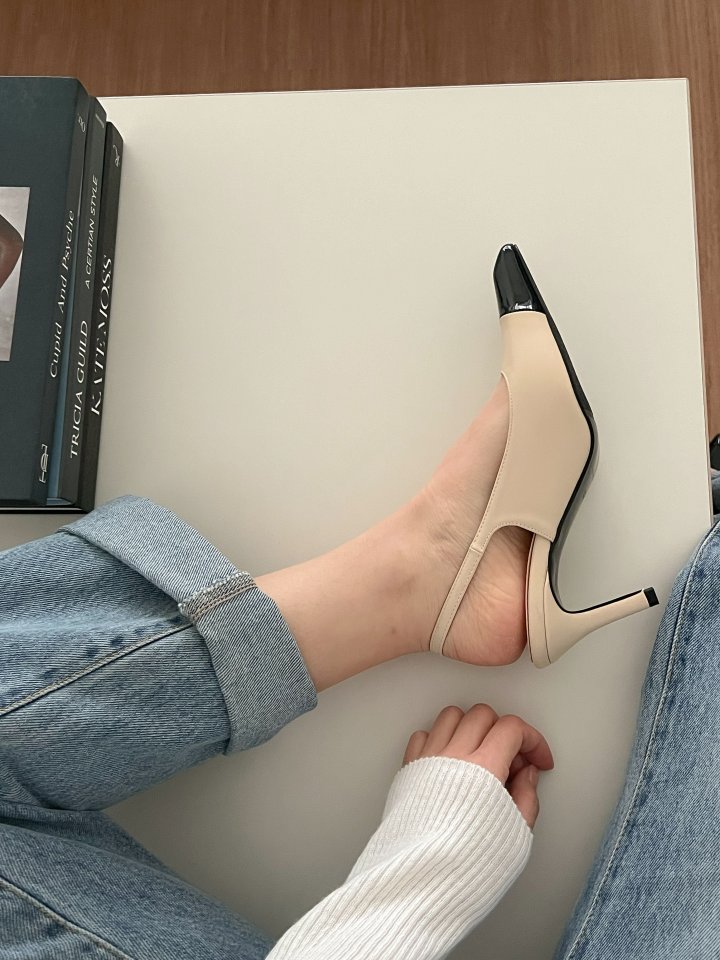 Vade - Korean Women Fashion - #momslook - Sling Stiletto Heel - 6