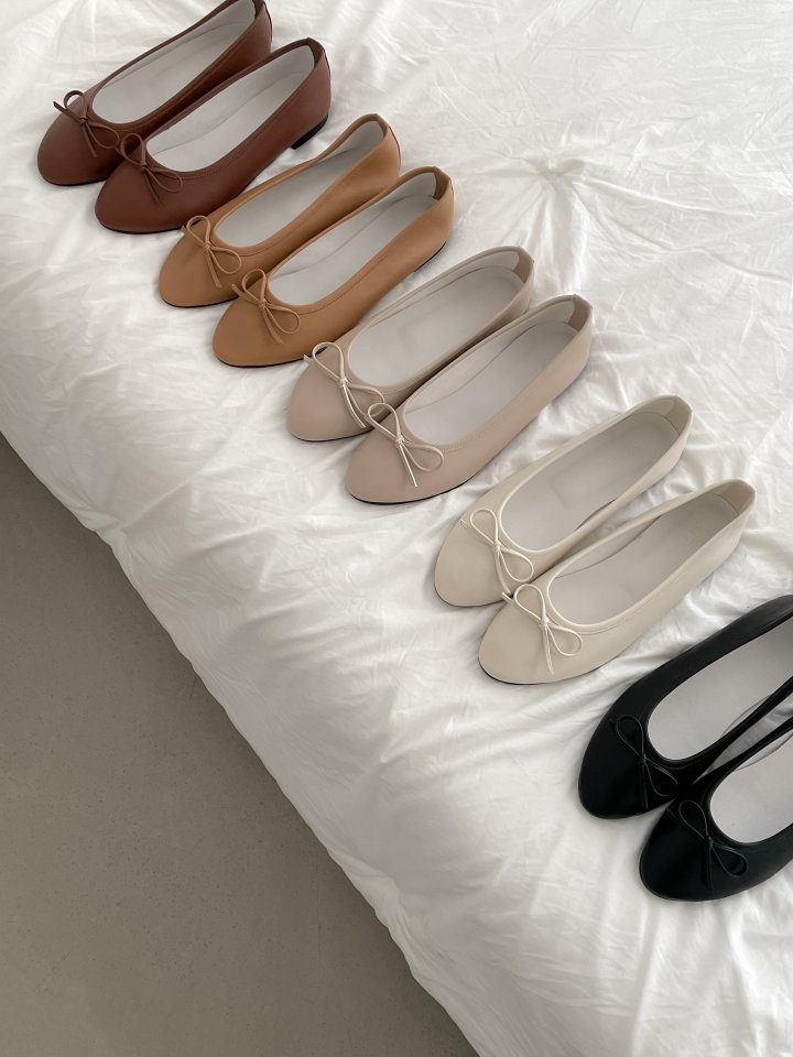 Vade - Korean Women Fashion - #momslook - Ribbon Vivid Basic Flat - 2