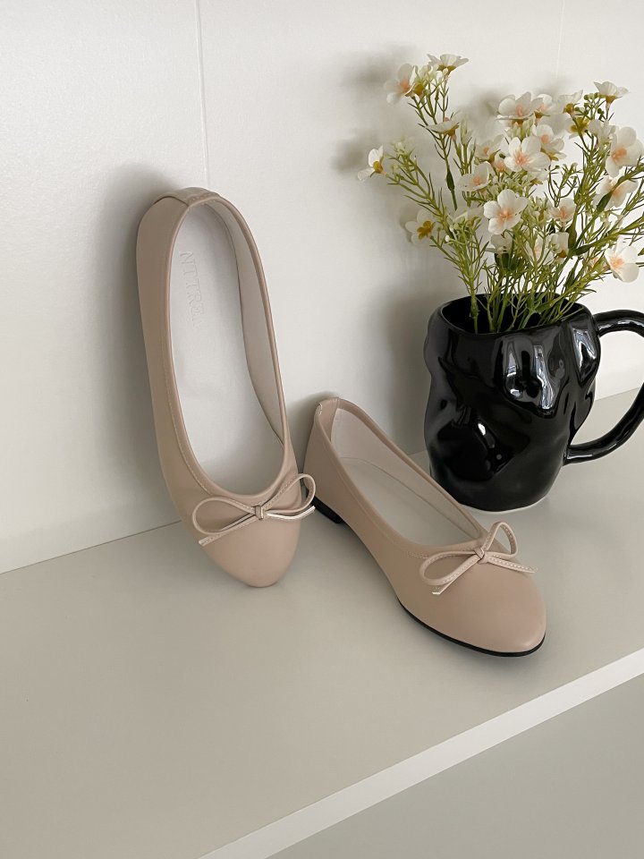 Vade - Korean Women Fashion - #momslook - Ribbon Vivid Basic Flat - 7