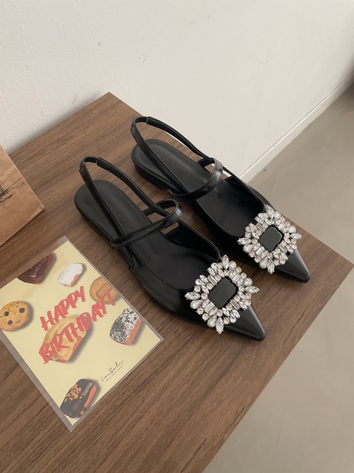 Vade - Korean Women Fashion - #momslook - Slim Square Mary Jane - 5