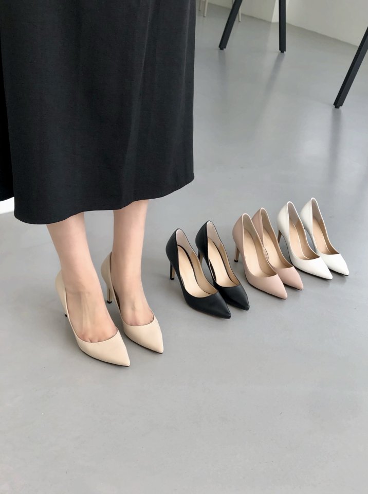 Vade - Korean Women Fashion - #momslook - Slim Soft Stiletto Heel