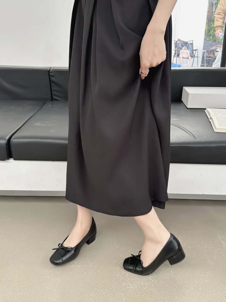 Vade - Korean Women Fashion - #momslook - Ribbon Pumps Basic Soft Heel - 8