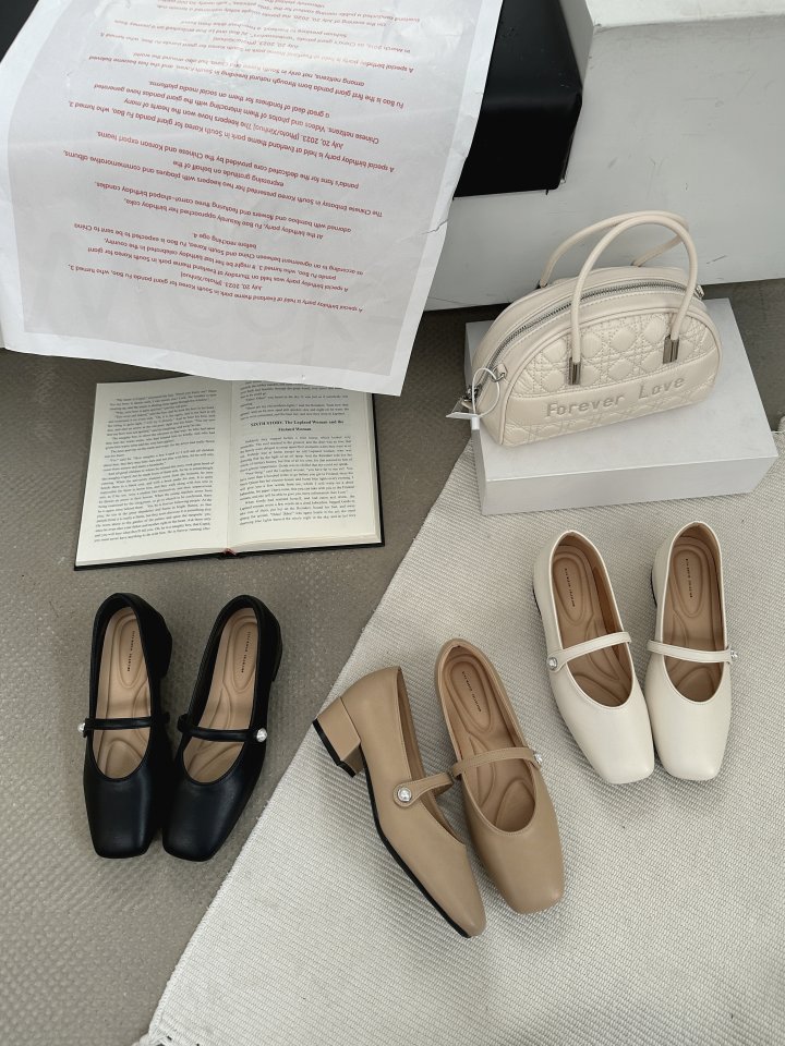 Vade - Korean Women Fashion - #momslook - Mary Jane Loafer Heel - 11