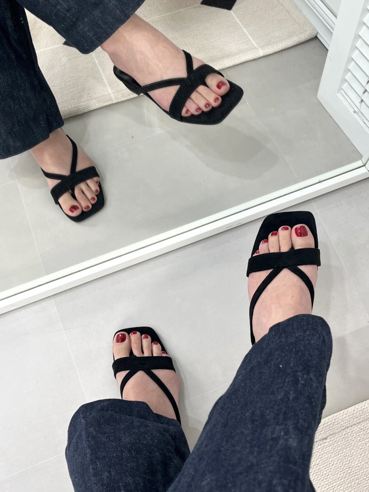 Vade - Korean Women Fashion - #momslook - Soft Knot Twist Sandals - 8