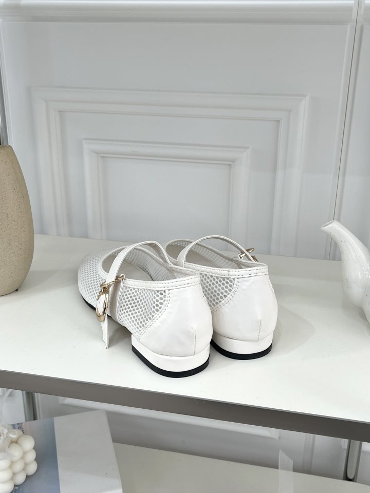 Vade - Korean Women Fashion - #momslook - Vivid Mesh Mary Jane Flat - 9