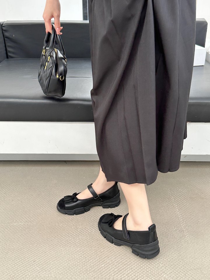 Vade - Korean Women Fashion - #momslook - Sling Mary Jane Heel Sneakers Flat - 3