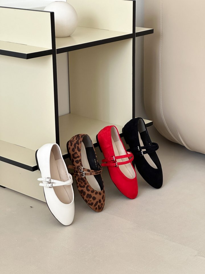 Vade - Korean Women Fashion - #momslook - Sling Mary Jane Round Flat
