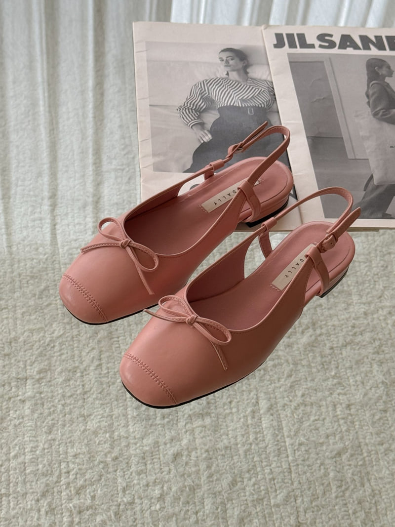 Vade - Korean Women Fashion - #momslook - Slingback Flat Ribbon - 12