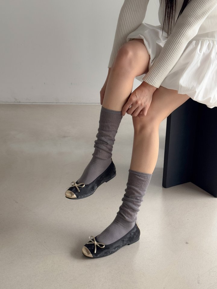 Vade - Korean Women Fashion - #momslook - Soft Ribbon Flat - 5