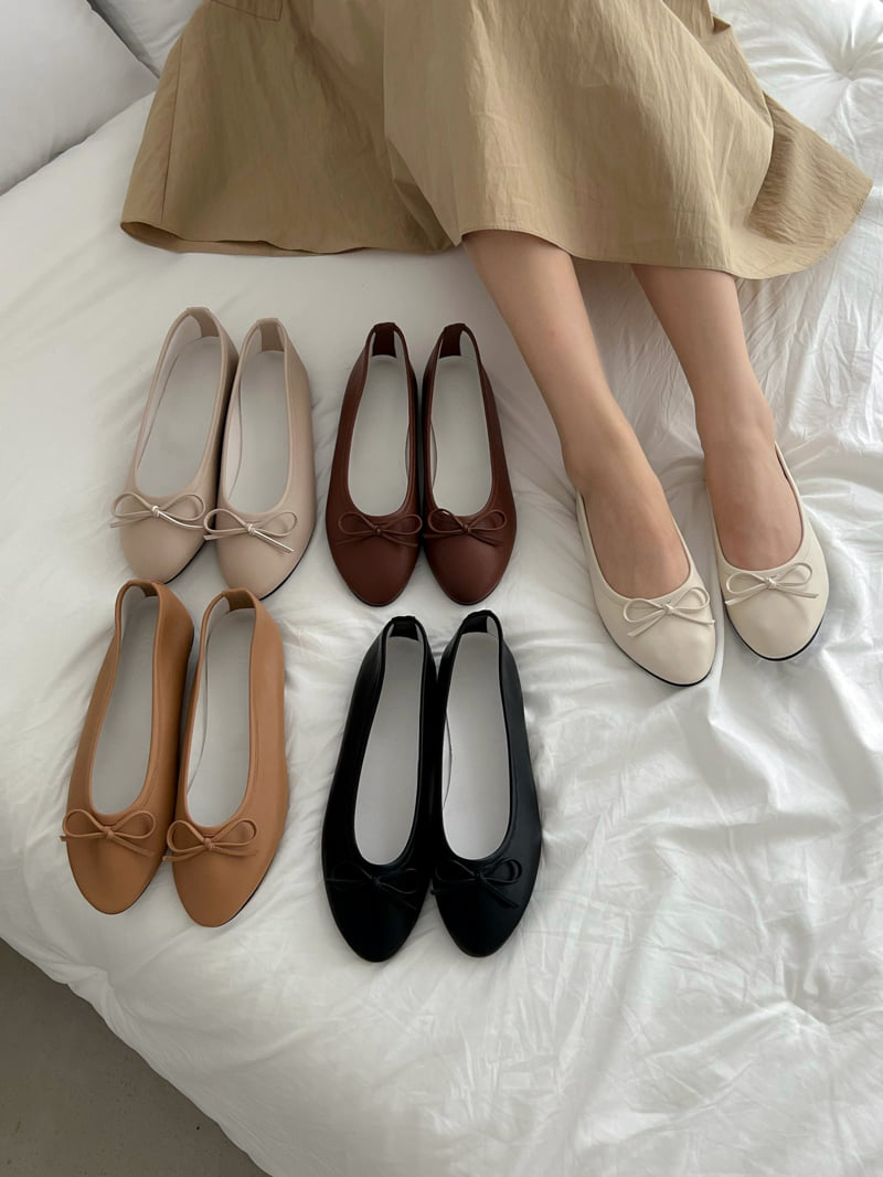 Vade - Korean Women Fashion - #pursuepretty - Ribbon Vivid Basic Flat - 12