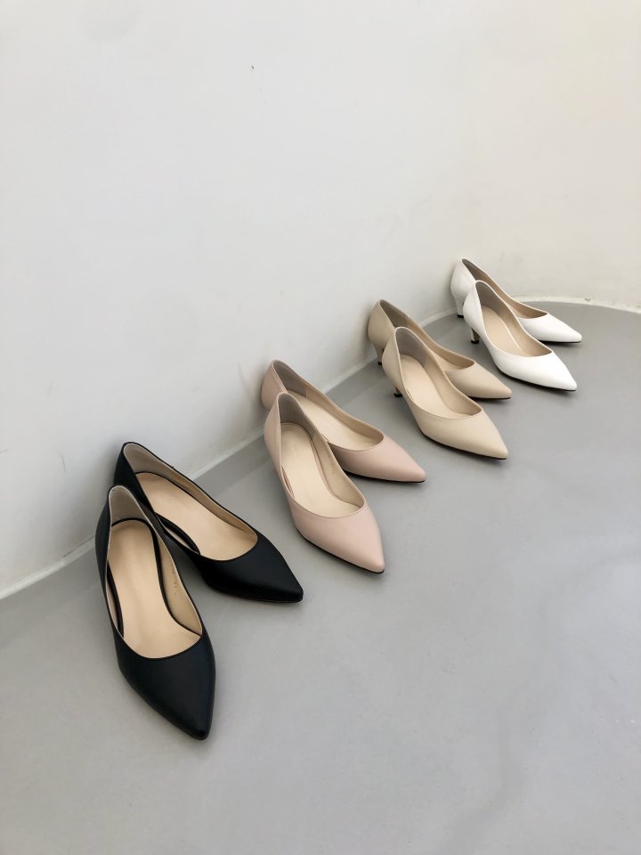 Vade - Korean Women Fashion - #restrostyle - Slim Low Heel Stiletto Low Heel - 9