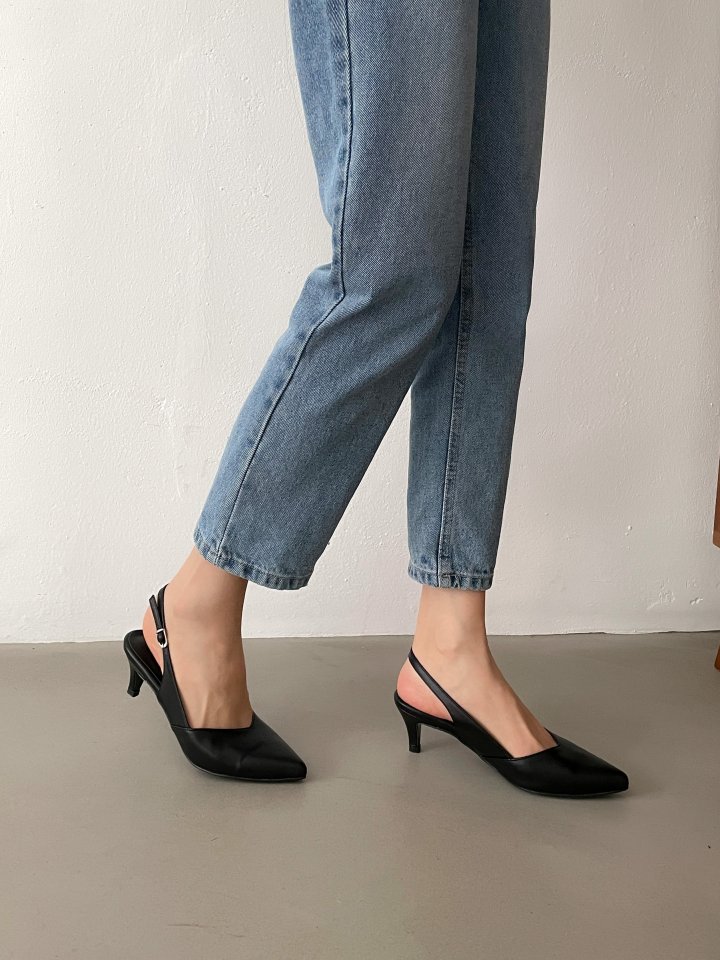 Vade - Korean Women Fashion - #restrostyle - Slim Stiletto Slingback Heel - 7