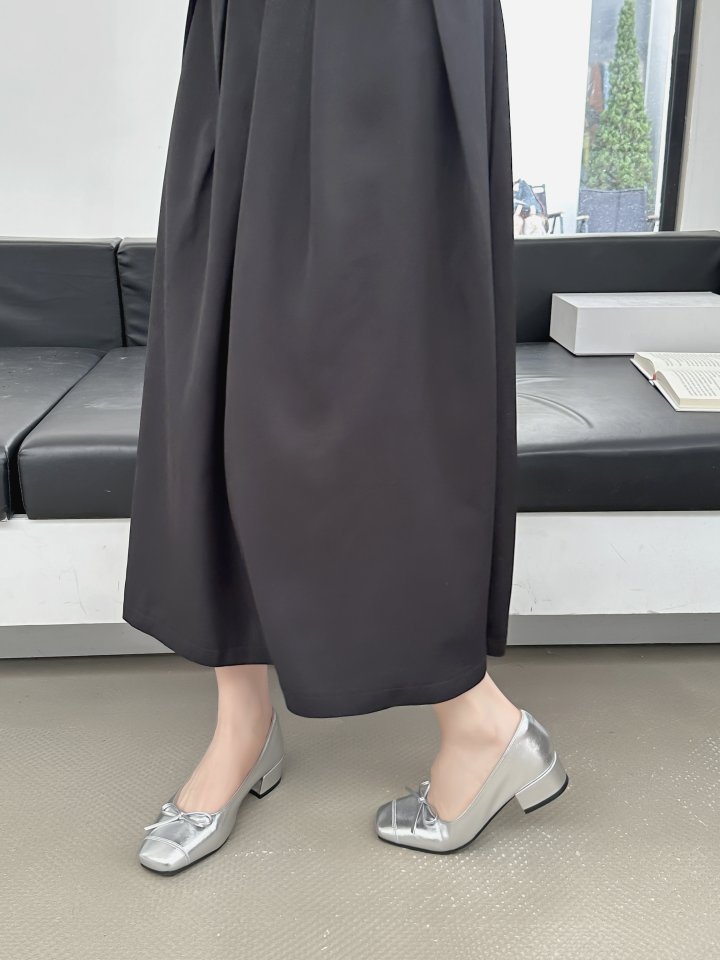 Vade - Korean Women Fashion - #restrostyle - Ribbon Pumps Basic Soft Heel - 3