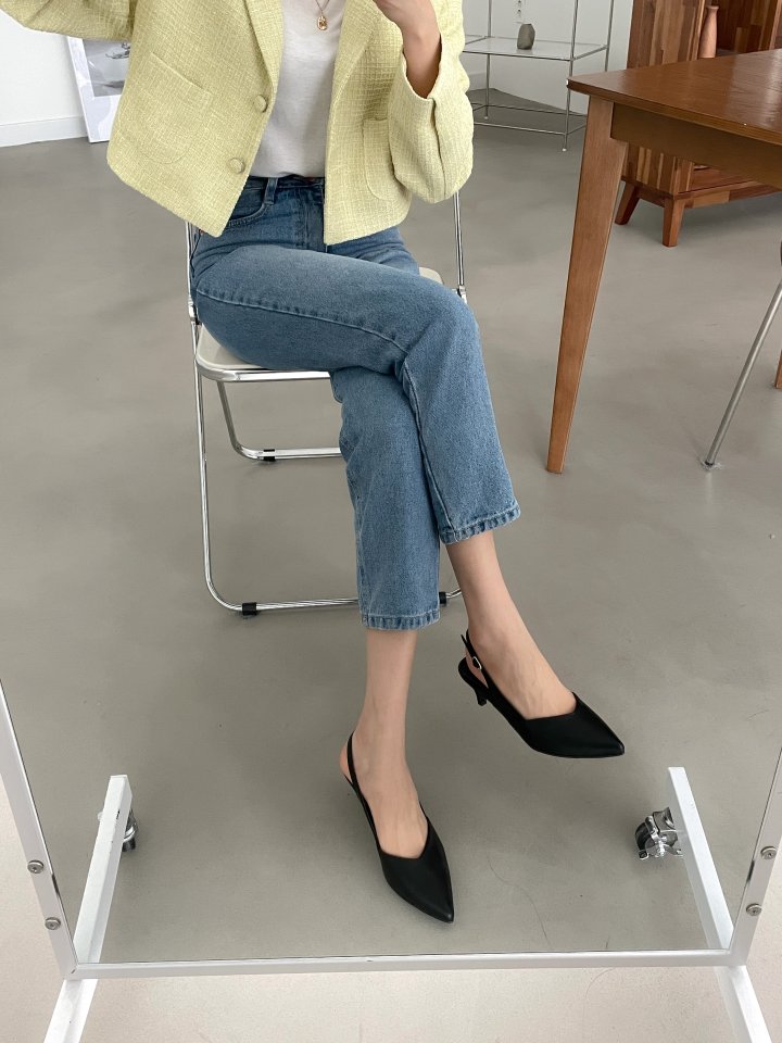 Vade - Korean Women Fashion - #romanticstyle - Slim Stiletto Slingback Heel - 8