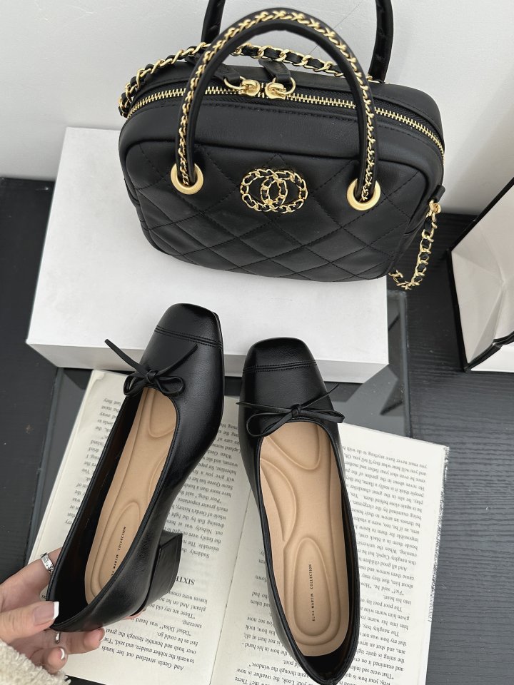 Vade - Korean Women Fashion - #shopsmall - Ribbon Pumps Basic Soft Heel - 5