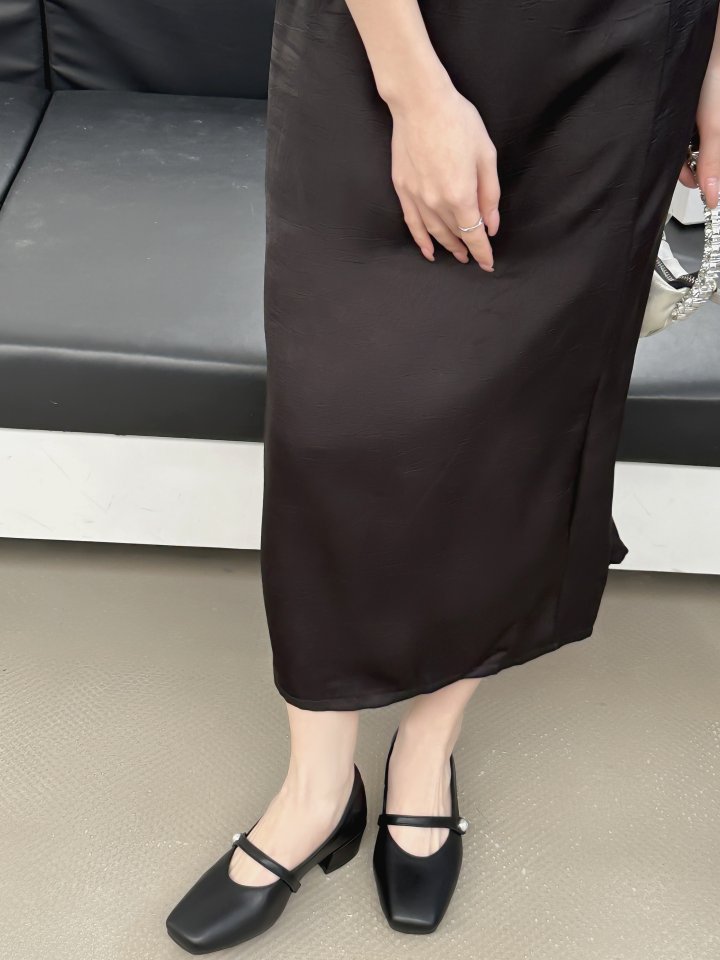 Vade - Korean Women Fashion - #romanticstyle - Mary Jane Loafer Heel - 4