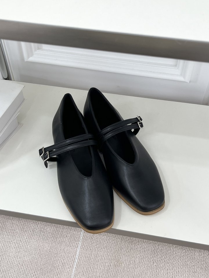 Vade - Korean Women Fashion - #thatsdarling - Two-line Strap Mary Jane Flat