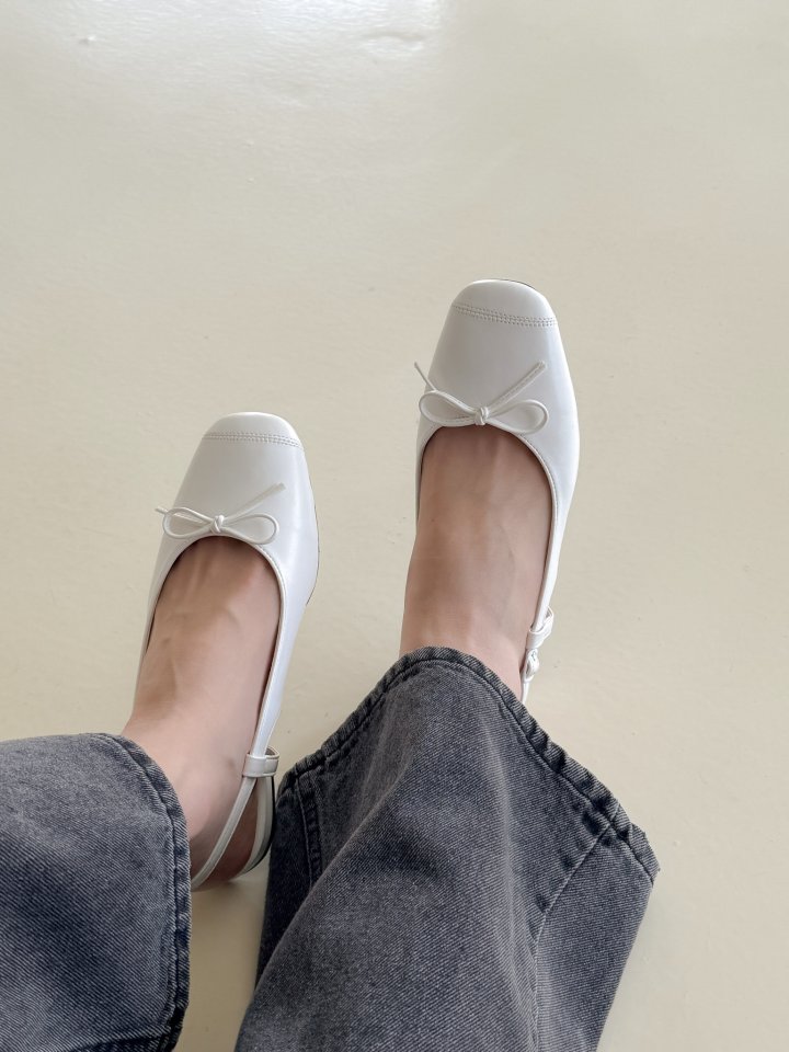 Vade - Korean Women Fashion - #thatsdarling - Slingback Flat Ribbon - 6