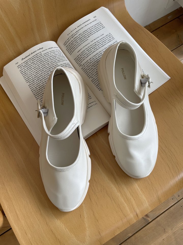 Vade - Korean Women Fashion - #vintageinspired - Mary Jane Sneakers Ballet Flat Sneakers