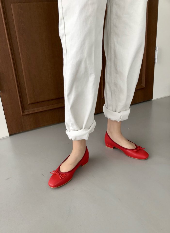 Vade - Korean Women Fashion - #vintagekidsstyle - Enameled PU Ribbon Flat - 10