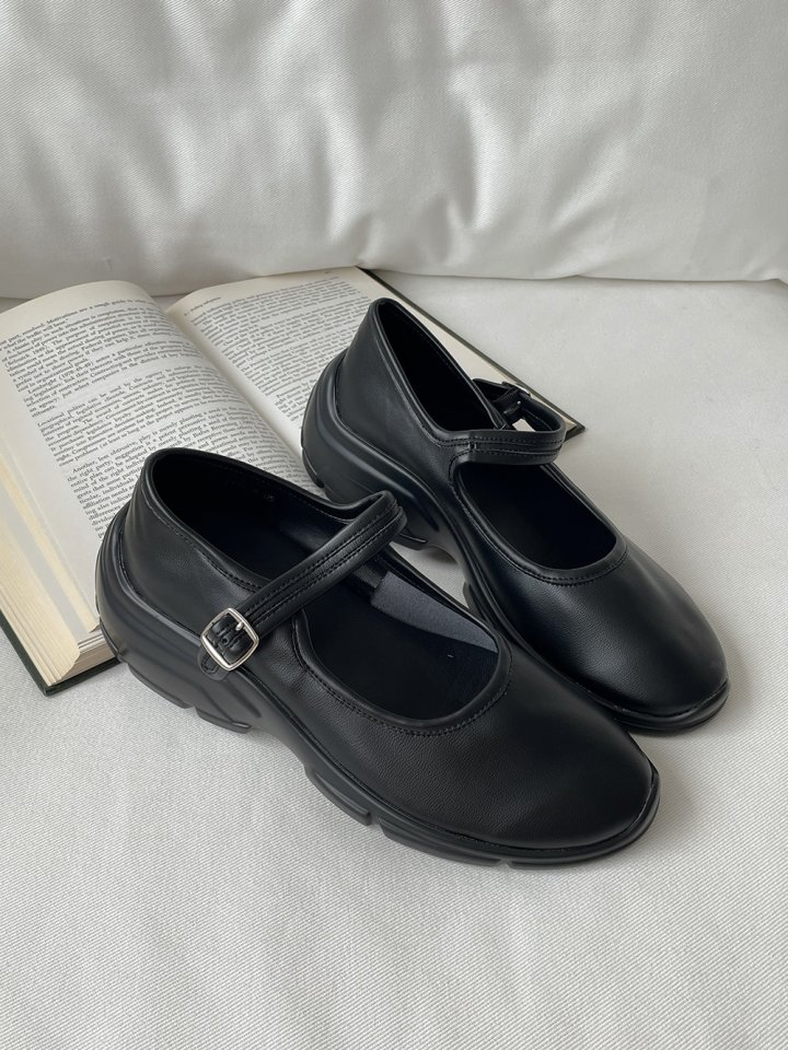 Vade - Korean Women Fashion - #vintagekidsstyle - Mary Jane Sneakers Ballet Flat Sneakers - 2