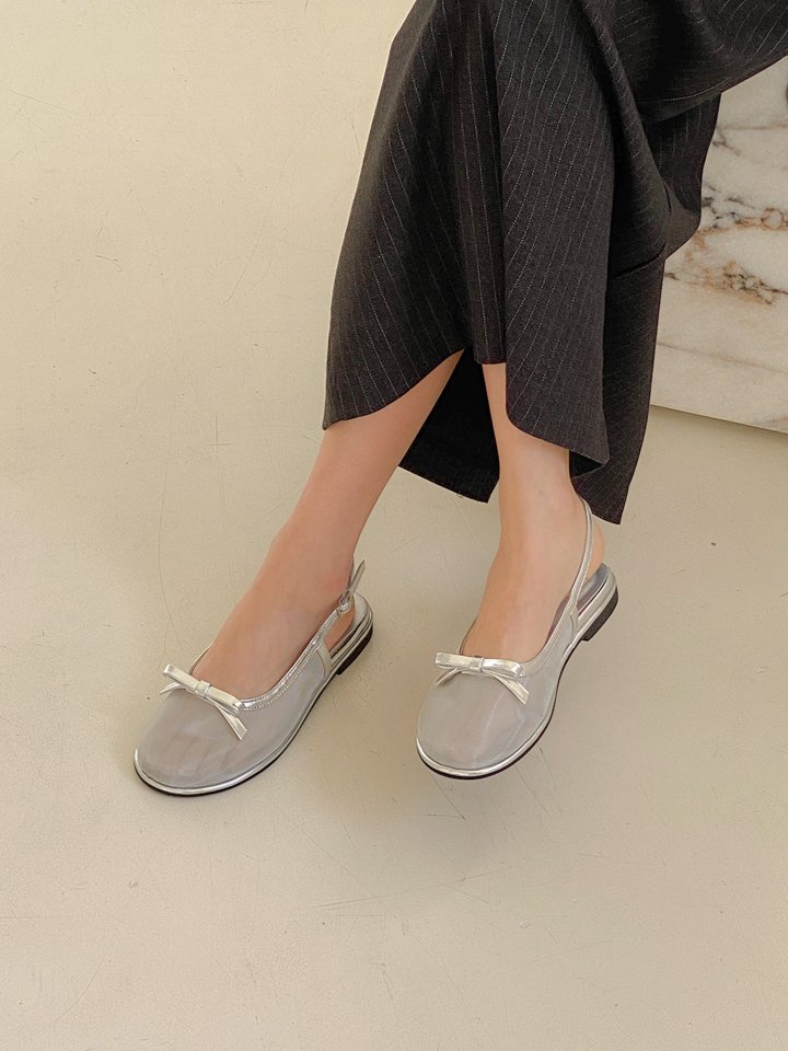 Vade - Korean Women Fashion - #womensfashion - Mary Jane Round Circle Flat - 5