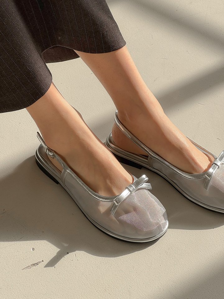 Vade - Korean Women Fashion - #womensfashion - Mary Jane Round Circle Flat - 7