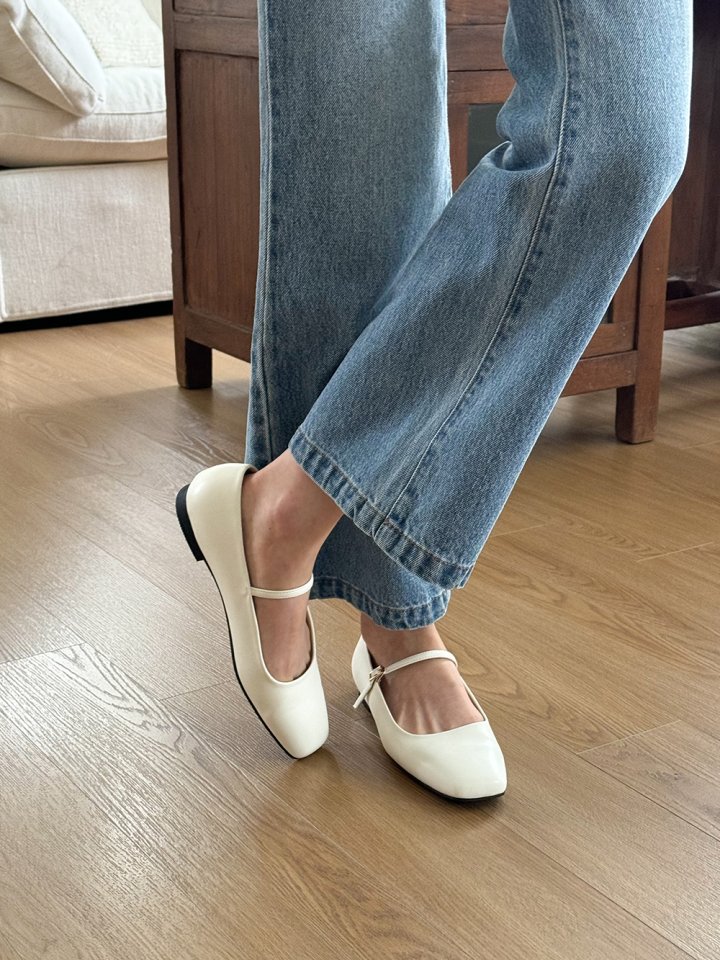 Vade - Korean Women Fashion - #womensfashion - Mary Jane Flat Square - 6