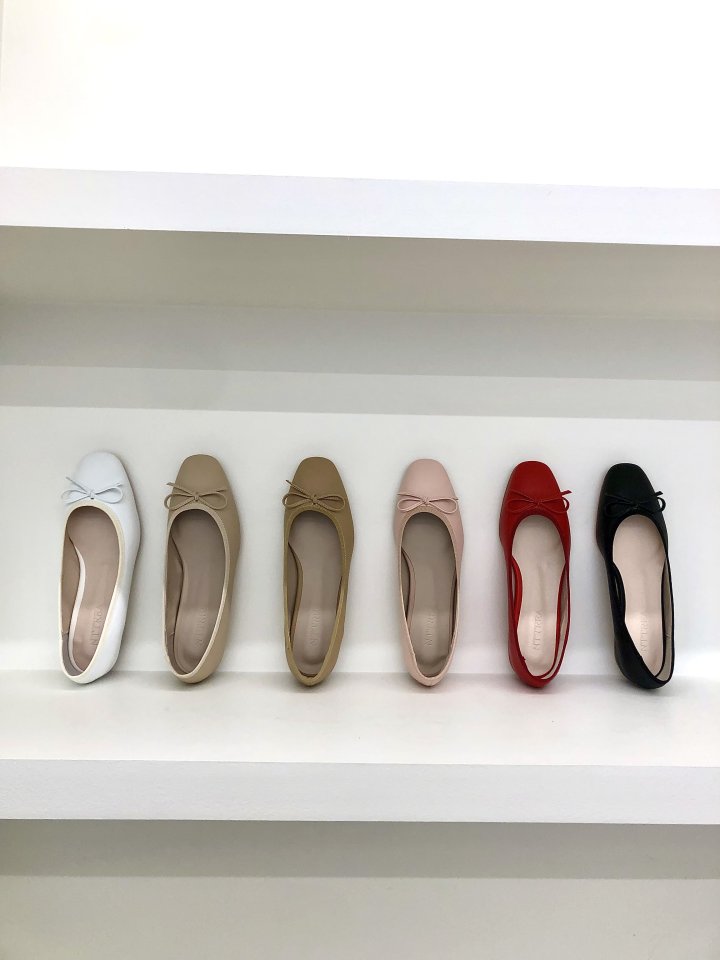 Vade - Korean Women Fashion - #womensfashion - Enameled PU Ribbon Flat - 2