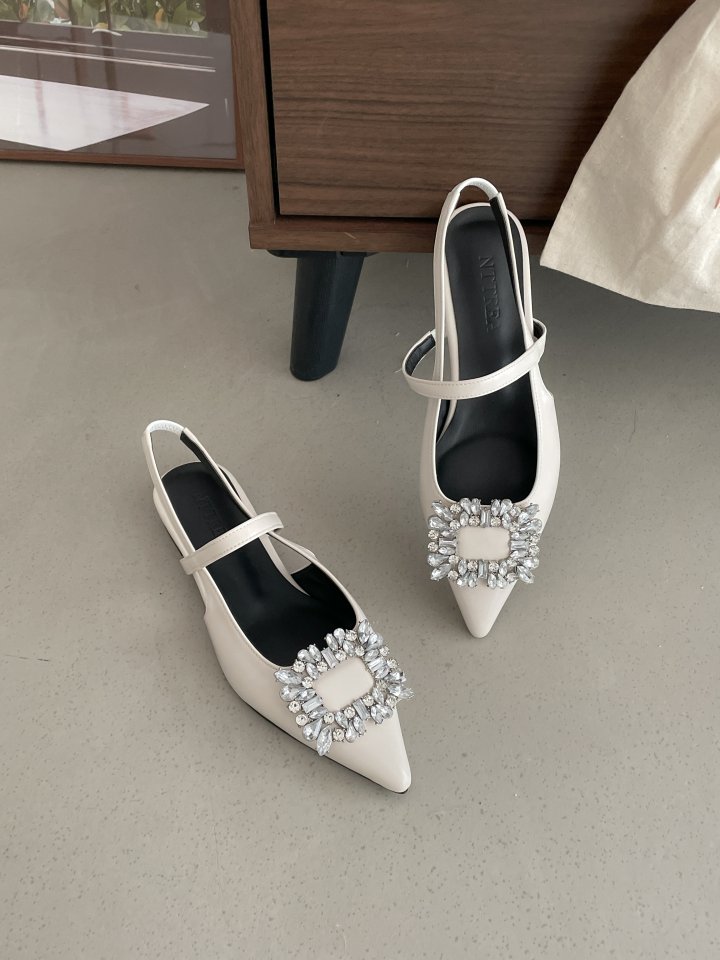 Vade - Korean Women Fashion - #womensfashion - Slim Square Mary Jane