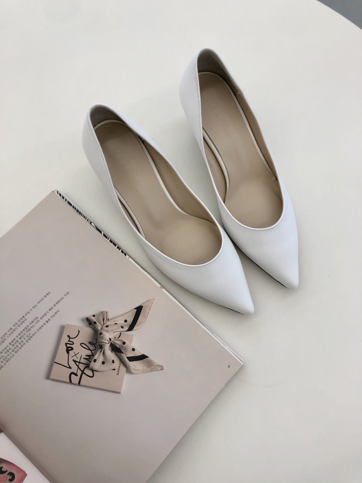 Vade - Korean Women Fashion - #womensfashion - Slim Low Heel Stiletto Low Heel