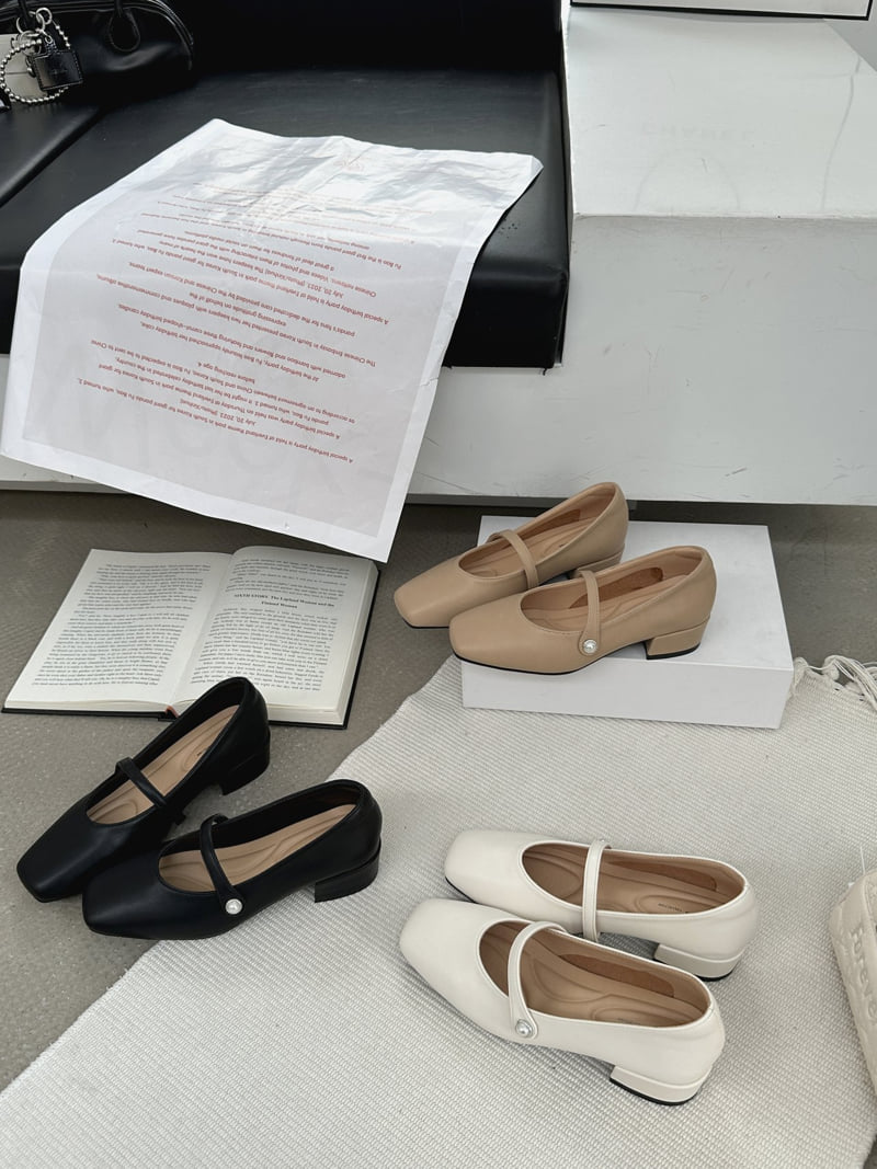 Vade - Korean Women Fashion - #womensfashion - Mary Jane Loafer Heel - 12