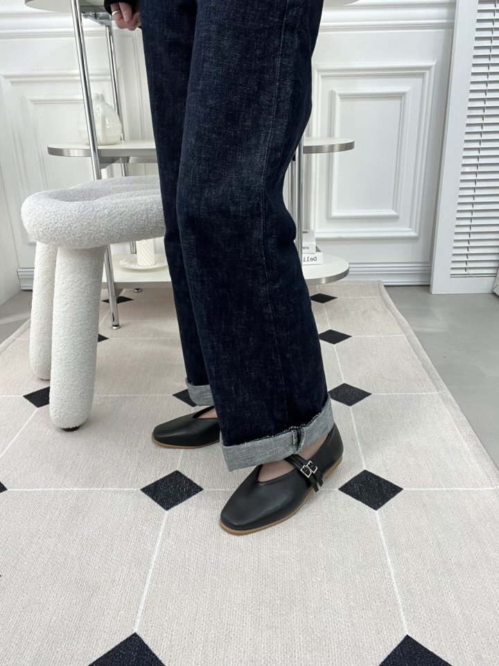 Vade - Korean Women Fashion - #momslook - Two-line Strap Mary Jane Flat - 4