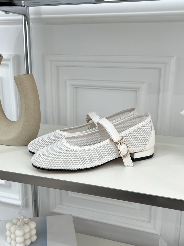 Vade - Korean Women Fashion - #womensfashion - Vivid Mesh Mary Jane Flat - 8