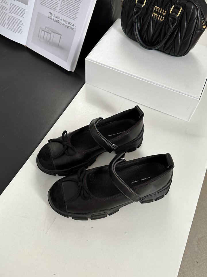 Vade - Korean Women Fashion - #womensfashion - Sling Mary Jane Heel Sneakers Flat - 10
