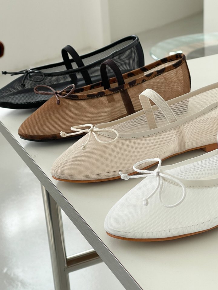 Vade - Korean Women Fashion - #womensfashion - Mesh Round Flat - 7