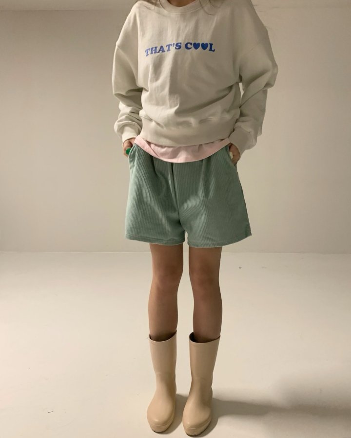 Via - Korean Women Fashion - #momslook - Corduroy Half Pants - 3